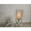 Image 4 : Lot of Assorted Glass Crystal Items: Candy Bowl, Working Lamp, Glass Basket