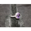 Image 10 : Gorgeous Sterling Silver Rings Ft. Purple Star Ruby & Other Purple Stones - Total Weight: 23 Grams