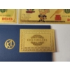 Image 6 : x6 Assorted Powerpuff Girls $100 99999999 24K Gold Foil Banknotes Set w/ CoA