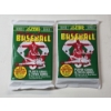 Image 1 : 2- Unopened Packs of 1991 Score Major League Baseball Series 1 Trading Cards - 34 Cards Total