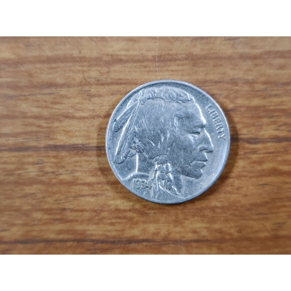 1934 Buffalo Nickel In Better Grade Condition!