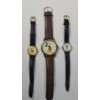 Image 1 : (3) Vintage Disney Mickey Mouse Quartz Wristwatches - Lorus, Disney Time Works