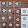 Image 2 : $4.75 Face Value in Assorted 90% Silver United States Washington Head Quarters in Binder Page