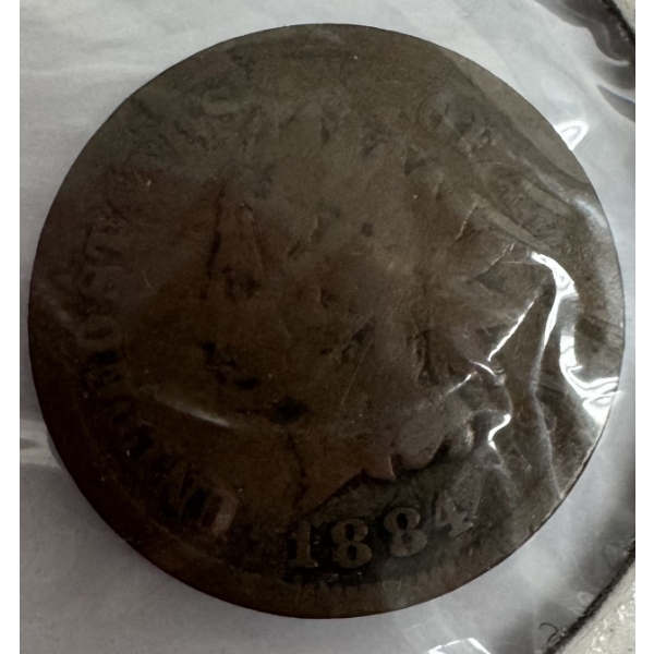 1884 United States Indian Head Penny- Wonderful Condition