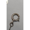 Image 6 : 10K White Gold Necklace (Damaged) With 10K White Gold Heart Pendant With Diamonds - Weight: 2.7g