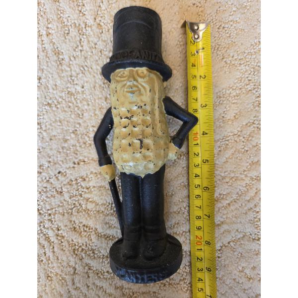 *Pick Up At Mantua Home-No Shipping Available* Collectable Rare Vintage 8'' Mr. Peanut Coin Bank Wit