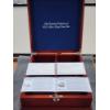 Image 4 : Nice Wooden Collection Storage Box For The Complete Collection of U.S. Silver Proof Sets! ~ Holds 40