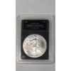 Image 1 : Authenticated 2016 Brilliant Uncirculated 1 Troy Oz 999 Fine Silver American Eagle