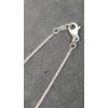Image 4 : Platinum 18" Necklace - Weight: 4.7g