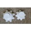 Image 2 :  PICKUP IN CANTON- Vintage Milk Glass 8'' & 10" Ruffle Dishes In Excellent Condition