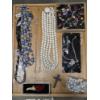 Image 1 : Interesting Costume Jewelry Group Including Rosary, Wood Cross, Necklaces, Pin & More!
