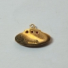 Image 2 : 10K Gold AEP Ohio Power Pendant w/ Ruby Stones - Total Weight: 1.7g