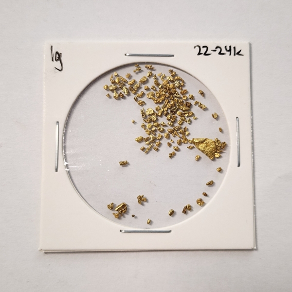 1 Gram of 22-24K Gold Nuggets/Flakes