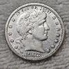 Image 1 : 90% Silver 1902 United States Barber Half Dollar