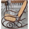 Image 2 : Gorgeous Bentwood Churchill Caned Rocking Chair