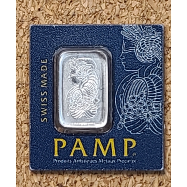 PAMP Suisse Lady Fortuna 1 Gram .9995 Fine Platinum Bar