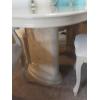 Image 5 : Fine Italian Lacquer Oval Dining Room Table & 10 Chairs w / Leaf -  In Gem Condition Matches Hutch