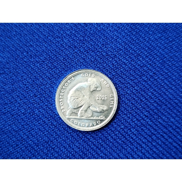 2025 Prospector Gold and Gems Colorado .999 Fine Silver Round
