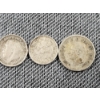 Image 5 : Lot of Three Asstd World Silver Coins - 1918 3 Pence, 1942 1/10 G & 1939 Canada Dime- TASW 0.1309 Oz