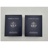 Image 6 : Lot of (2) "W" One Dollar Silver American Eagle Proofs