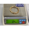 Image 5 : Gorgeous 14K Yellow Gold Twist Bangle Bracelet TW: 12.4g