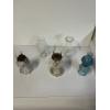 Image 3 : Glass Hurricane Lamps - 2 Glass decorative items