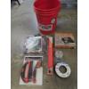 Image 1 : TSC 5 Gallon Bucket With New Rotary Tool, Tarp, Tire Pressure Tool & More