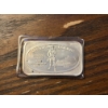 Image 1 : 1973 Daniel Boone 1 Troy Ounce .999 + Fine Silver Bar - U.S. Silver Corporation - Kentucky