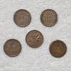 Image 4 : Two Plastic Tubes Of Mixed Error United States Wheat Cents And Canadian Small Cents FV: $1.00