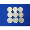 Image 4 : Lot of 9 Kennedy Half Dollars - Post 1964 - 40% Silver FV: $4.50