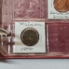 Image 13 : Large Red Binder with Two Pages of Assorted Tokens, Medals, Commemoratives - See Photos! 