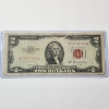 Image 1 : United States Series 1953 $2 Red Seal Note in Holder