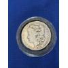 Image 1 : 90% Silver Carson City Morgan Silver Dollar - In1889 - In Clear Casing - Mintage of 350,000