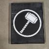 Image 1 : Marvel Thor Mjolnir Hammer Minimalist Framed Glass Art (13x10")