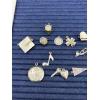 Image 4 : Gorgeous Sterling Silver Charms for Bracelet or Necklace - Sweet 16 - Glenwood High School 