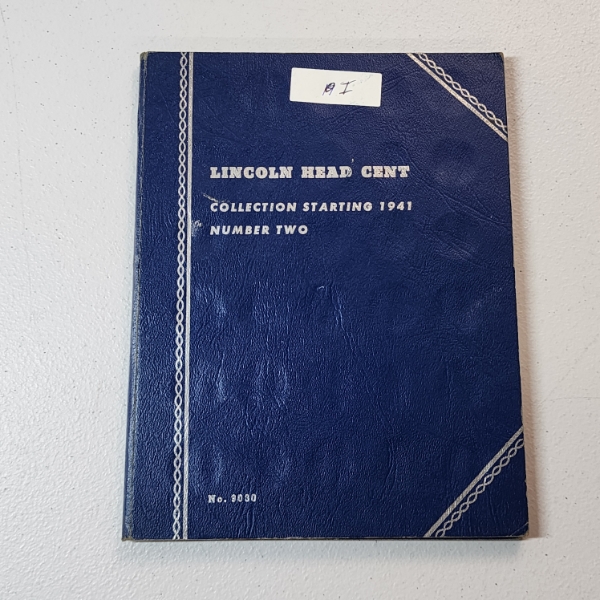 Lincoln Memorial Cent Collection Starting 1941 (Incomplete) FV: $0.88