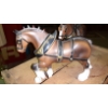 Image 3 : Vintage Pair Of Clydsdale Molded Plastic Horses 12" L - Budweiser?  Nice!
