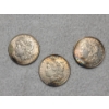 Image 1 : Lot of Three Morgan Silver Dollars - 1921-P, 1921-D & 1891-P