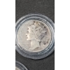 Image 4 : Encapsulated 1920, 1939, 1941, 1942, 1942-D 90% Silver Mercury Dimes - Face Value: $0.50