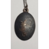 Image 2 : Sterling Silver Siam Pendant On 15" Necklace, Enamel Sombrero Charm & 14" Necklace-Total Weight 6.3g