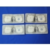 Image 1 : x4 United States One Dollar $1 Silver Certificates