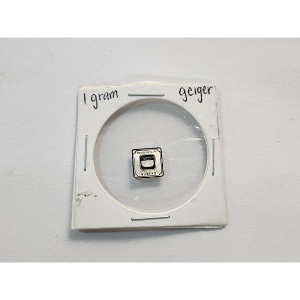 Geiger Edelmetalle 1 Gram .999 Fine Silver Bar 