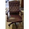 Image 1 : Faux Leather Executive Office Chair - Good Condition - Works for Tall People