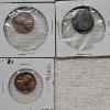 Image 4 : Variety of Vintage U.S. Copper Cents including Indian Head and Wheat Cents FV: $.18