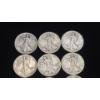 Image 2 : Assorted Years & Mint Marks 90% Silver Walking Liberty Half Dollars - Face Value: $5.00