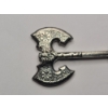 Image 3 : Investment Castor Handcrafted Thors Reward Baldur's Labrys 10.1g .999 Fine Silver Axe