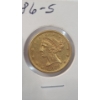 Image 2 : United States 1886-S Liberty Head $5 90% Gold Half Eagle