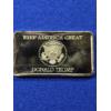 Image 4 : Limited Edition! 2021-2025 Donald Trump Gold Plated Bar & 2020 Gold Plated Challenge Coin