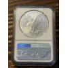 Image 2 : 2023 Silver Eagle MS 70 - 1 Oz. Fine Silver - FV $1.00 - In NGC Coin Holder