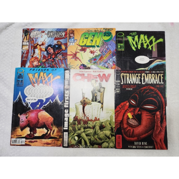 Lot of Six Assorted Image Comics Ft. Maxx, Gen13 & More!